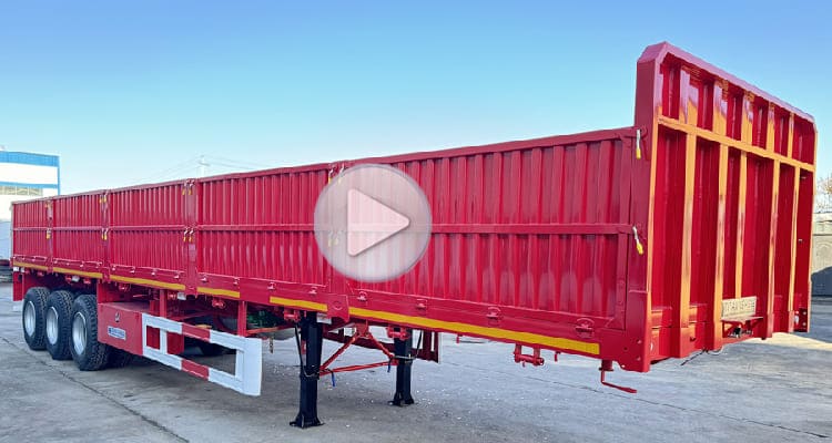 Drop Side Semi Trailer for Sale in Zambia