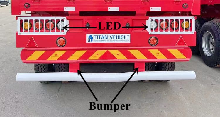 Drop Side Semi Trailer for Sale in Zambia