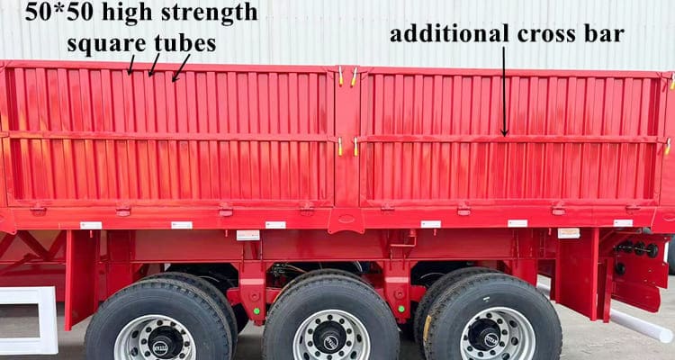 Drop Side Semi Trailer for Sale in Zambia