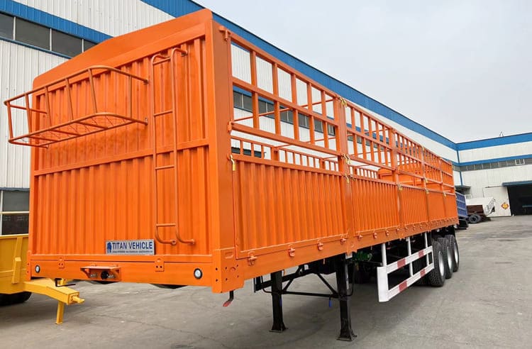 Fence Semi Cargo Trailer for Sale in Zambia