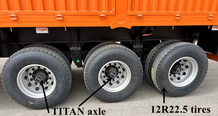 Fence Semi Cargo Trailer for Sale in Zambia