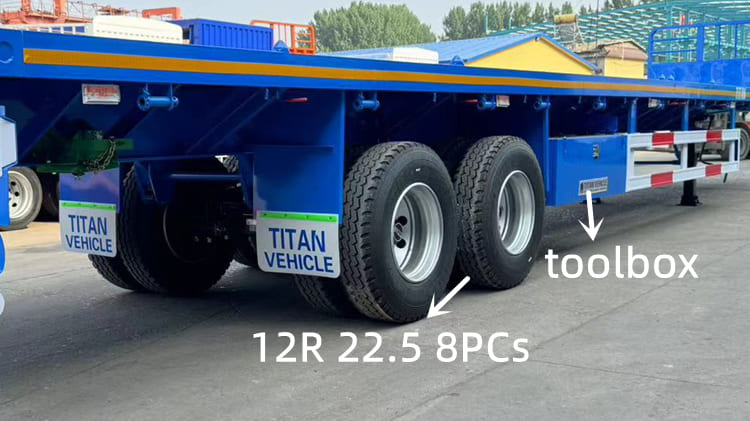 2 Axle Flatbed Trailer for Sale in Zambia