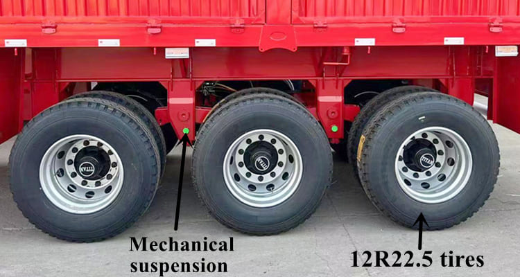 Drop Side Semi Trailer for Sale in Zambia