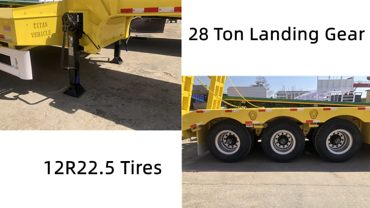 40 Ft Semi Low Bed Trailer for Sale in Zambia