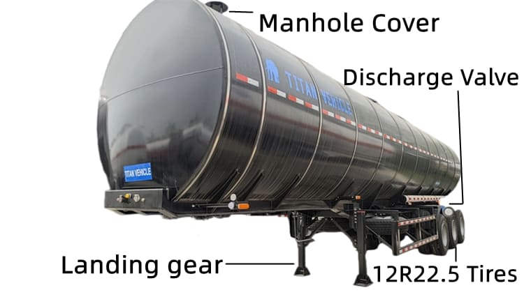 Asphalt Tanker Trailer for Sale in Zambia