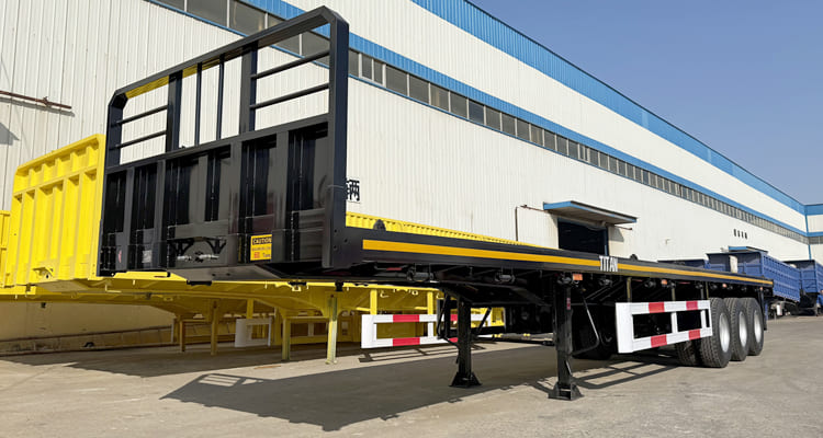 3 Axle Flatbed Trailers for Sale in Salaam Tanzania