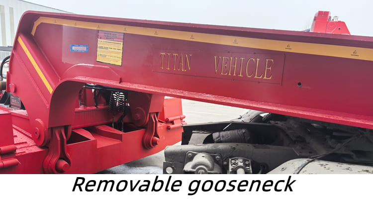 Detachable Gooseneck Trailer for Sale in Zambia