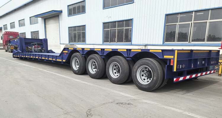 4 Axle Detachable Lowboy Trailer for Sale in Zambia