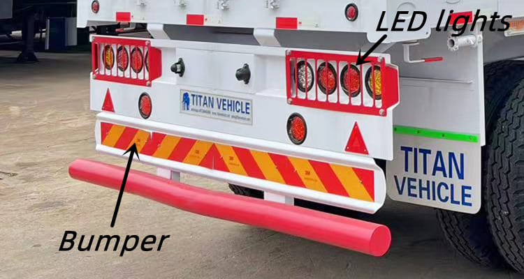 Bulk Cargo Semi Trailer for Sale in Zambia