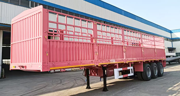 Tri Axle Fence Semi Trailer Price in Zambia