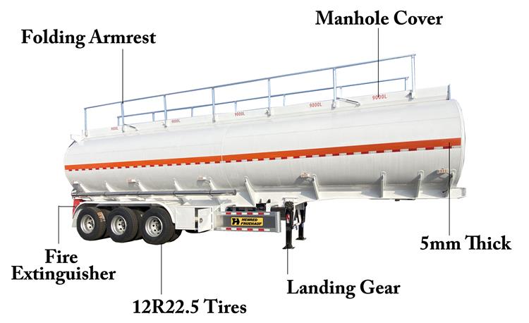 Henred Fruehauf Tankers Trailers Price for Sale In Zambia
