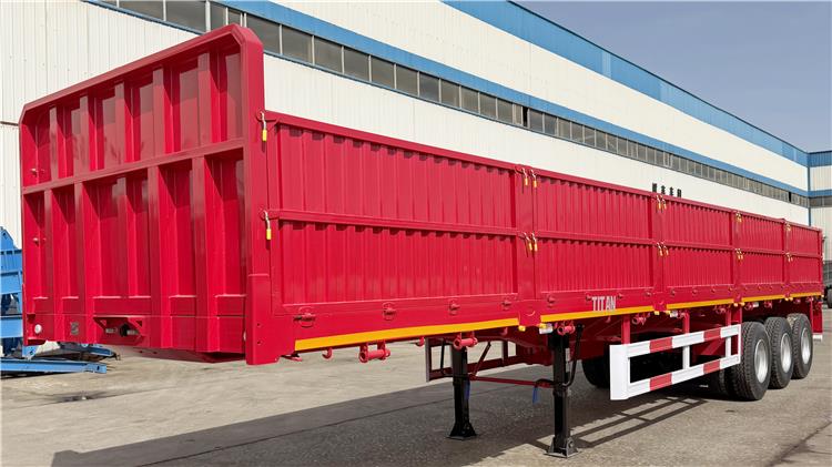 Tri Axle 60 Ton Side Wall Trailer for Sale In Zambia