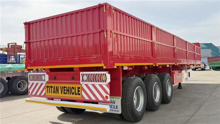 Tri Axle 60 Ton Side Wall Trailer for Sale In Zambia