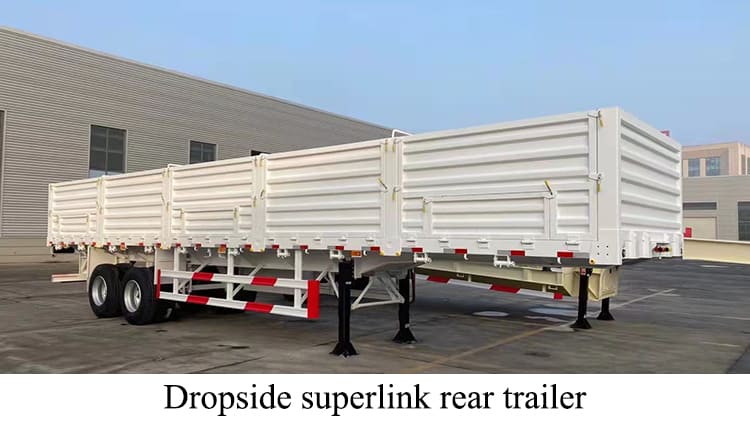 TITAN 2‑axle+2‑axle Dropside Superlink Trailers for Sale in Zambia