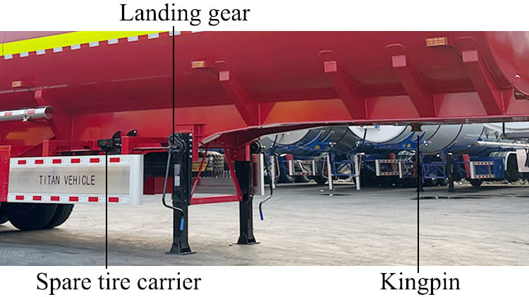 TITAN 40000L Diesel Petroleum Tanker Trailers for Sale in Zambia | Reliable Fuel Transport Unit