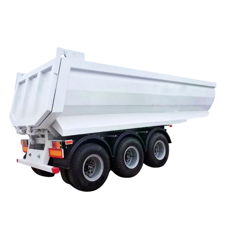 3 Axles 40 Ton End Dump Trailer