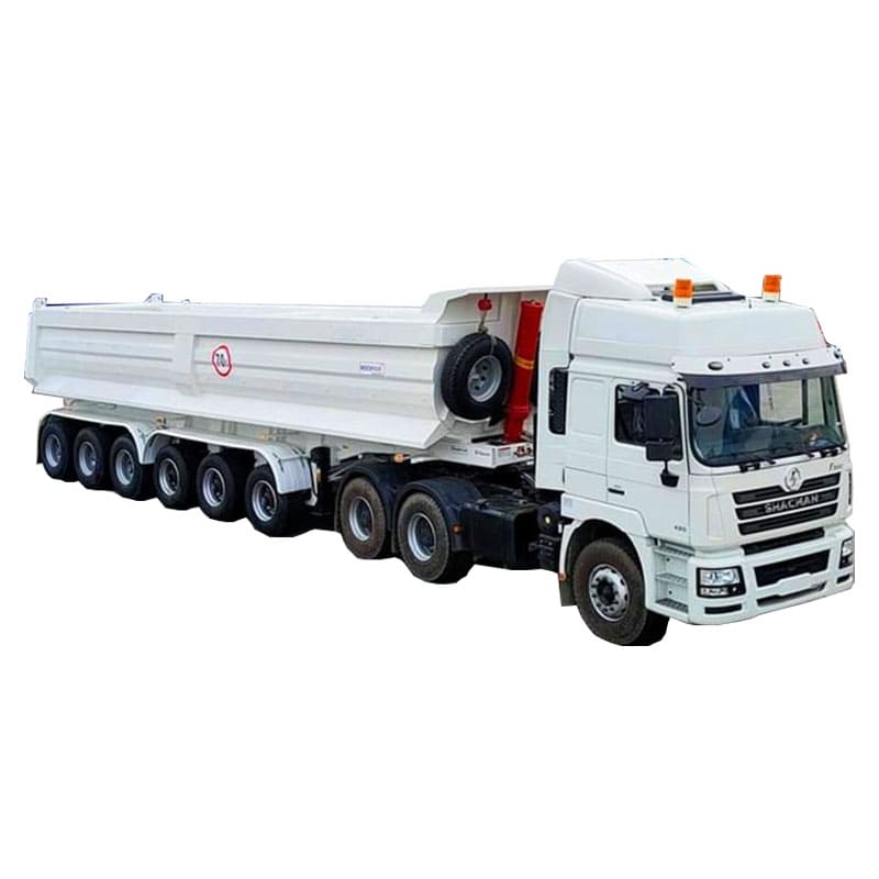 6 Axle Rock Dump Truck Trailer