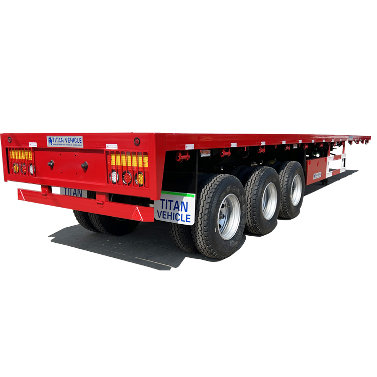 New Tri Axle 40 Ft Flatbed Trailer