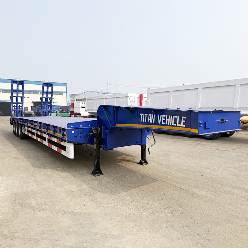 Tri Axle Semi Low Loader Trailer