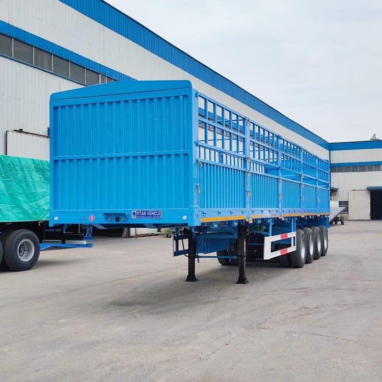 80 Tons Fence Semi Trailer