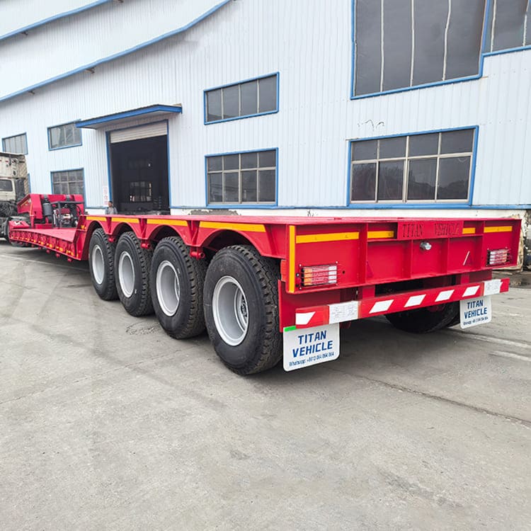 100 Tons Detachable Gooseneck Trailer
