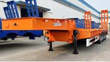 4 Axle 100 Ton Lowbed Truck Trailer