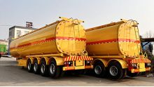50000 Liters 4 Axle Crude Oil Tanker Trailer