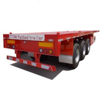 3 Axle Flatbed Semi Trailer