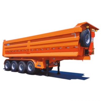 4 Axle 100T Tipper Tipping Trailer