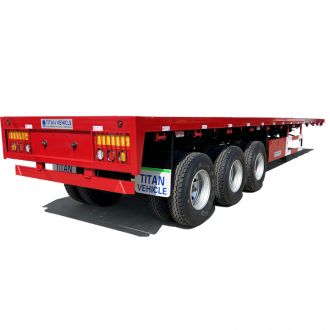 New Tri Axle 40 Ft Flatbed Trailer
