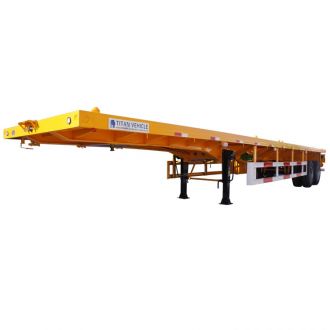 40Ft 2 Axle Semi Flat Bed Trailer