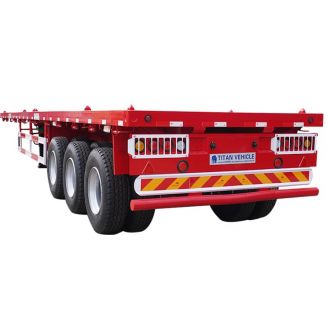 Tri Axle 40Ft Flatbed Trailer