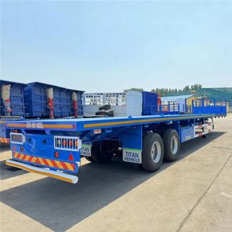 2 Axle 40ft Flatbed Semi Trailer