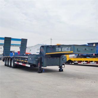 4 Axle 100 Ton Low Bed Trailer