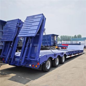 3 Axle Lowbed Truck Trailer