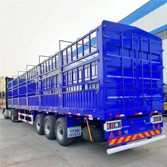 80 Ton Fence Cargo Trailer