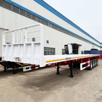 4 Axle Flatbed Semi Trailer