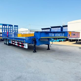Tri Axle Low Bed Semi Trailer