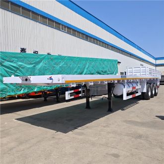 40ft Flatbed Shipping Container Trailer 