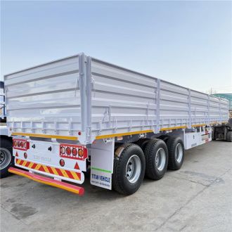 Triaxle Trailers with Side Walls