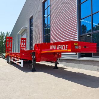 40 Feet Lowbed Truck Trailer