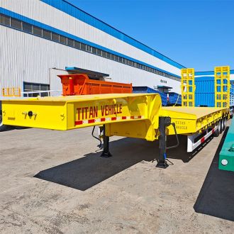Tri Axle Low Bed Loader Trailer