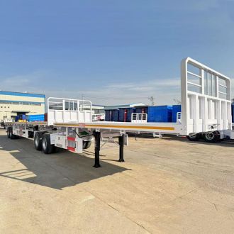 2 Axle + 2 Axle Interlink Flatbed Trailer